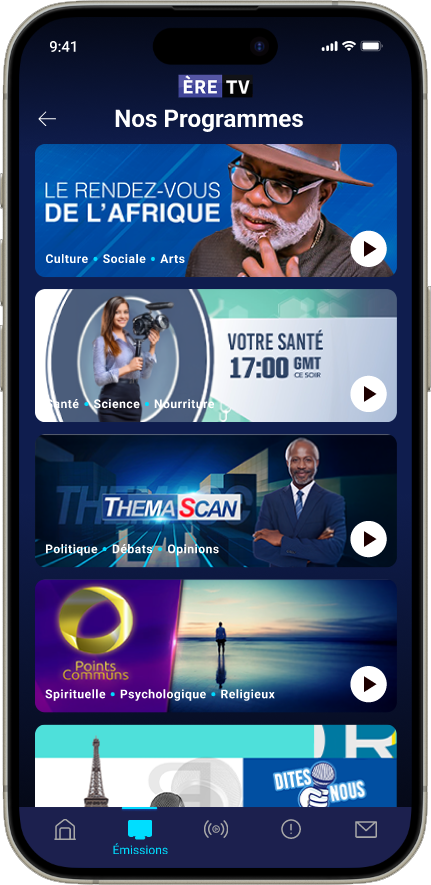 Screen design displayed in a mockup