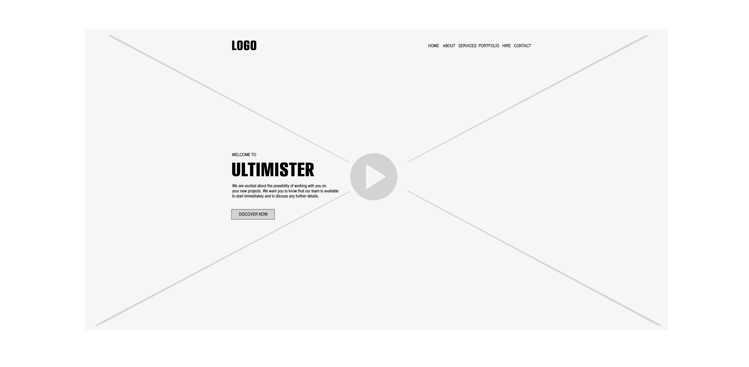 Screen design displayed in a mockup